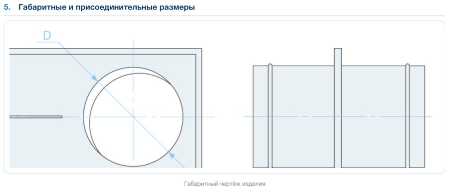 Шибер круглый