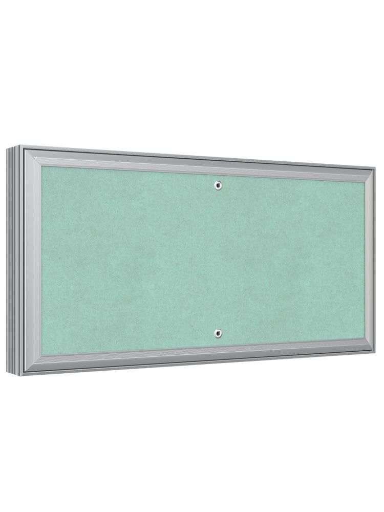 Люк ревизионный D Ceramo Base 400х200 скрытый монтаж съемный алюминий EVECS