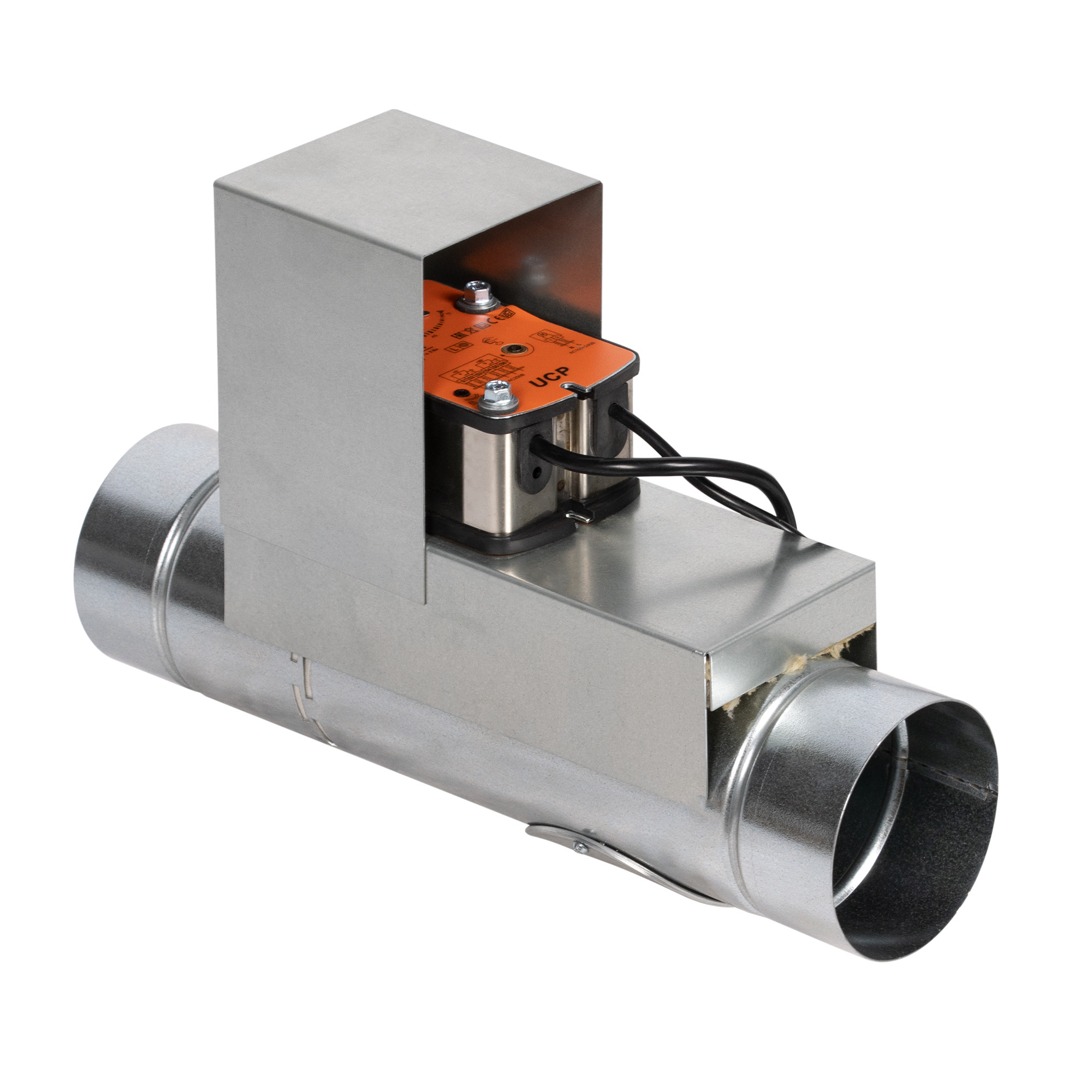 Клапан противопожарный SHUFT SHFDO-90-O-d250-MB230-0-0-Kk-0, Ø250 мм, EI 90