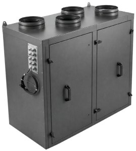 Приточно-вытяжная установка с роторным рекуператором RWN-RR-1700(50c)-ЕС-НЕ3,8-Vertical(N)