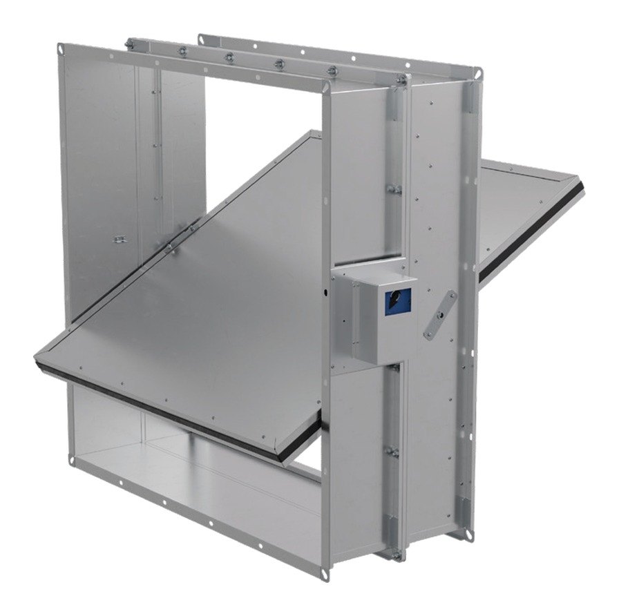 Клапан противопожарный ОЗ-120 1500×200 Клапан противопожарный ОЗ-120 1500×200
