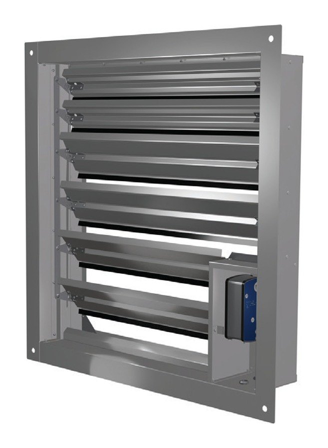 Клапан дымоудаления ДМУ-МС 950×900 многостворчатый Клапан дымоудаления ДМУ-МС 950×900 многостворчатый